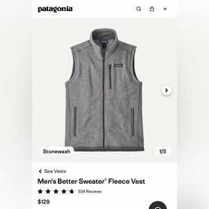 Patagonia Better Sweater Fleece Vest